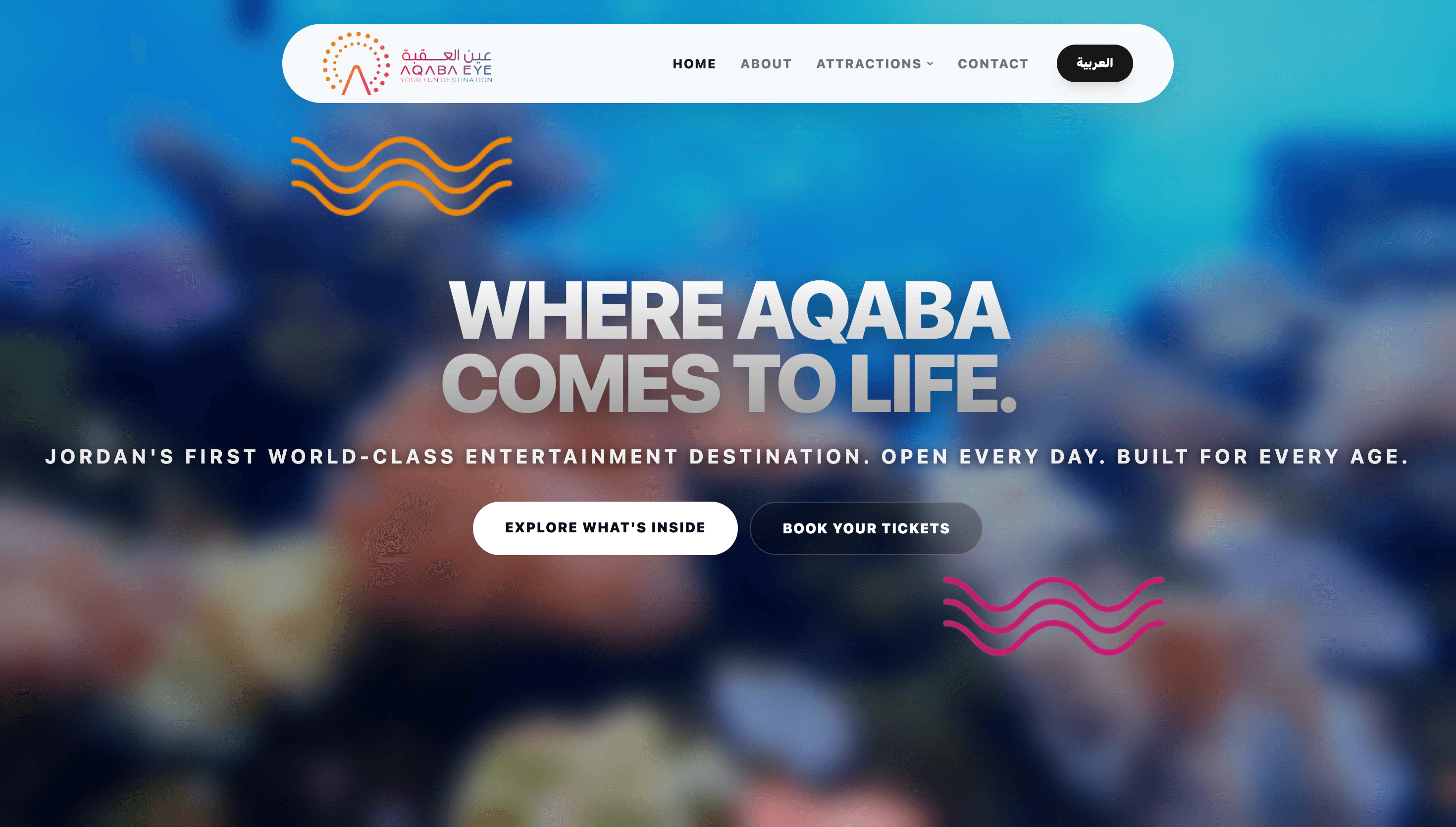 Aqaba Eye website preview